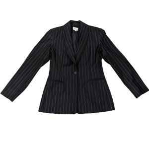 3/$40 Neiman Marcus Striped Black Blazer Size 4